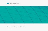Annual Report 2019 - RWS › wp-content › uploads › 2020 › 01 › RWS_AR_19… · 6 RWS — Annual Report 2019 Company Overview RWS is a world-leading provider of translation
