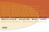 The ECA Region The ECE Region The ECLAC Region The ESCAP Region The ESCWA RegionThe … · 2009-01-27 · QUICK FACTS Ofﬁ cial unemployment in Sub-Saharan Africa is estimated to
