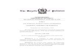 EXTRAORDINARY PUBLISHED BY AUTHORITY Act (UPDATED... · 2017-06-13 · EXTRAORDINARY PUBLISHED BY AUTHORITY ISLAMABAD, WEDNESDAY, JANUARY 14, 1976 PART I Acts, Ordinances, President’s