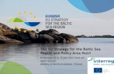 EU Strategy for the Baltic Sea Region: Saving the Sea · The EU Strategy for the Baltic Sea Region and Policy Area Nutri 8 February 2018, Project BEST Kick-off ... sludge handling