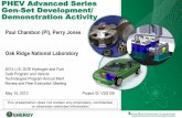 PHEV Advanced Series Genset Development/Demonstration Activity · Gen-Set Development/ Demonstration Activity Paul Chambon (PI), Perry Jones . This presentation does not contain any