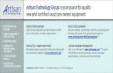 Artisan Technology Group is your source for quality … · 2015-06-17 · Artisan Technology Group is your source for quality QHZDQGFHUWLÀHG XVHG SUH RZQHGHTXLSPHQW FAST SHIPPING