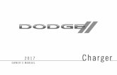 2017 Dodge Charger Owner's Manual - FCA Group · Charger OWNER’S MANUAL 2017. VEHICLES SOLD IN CANADA With respect to any Vehicles Sold in Canada, the name FCA US LLC shall be deemed
