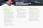 BOARD GOVERNANCE STATEMENT - IBA€¦ · Katleen Vandeweyer IBA Board of Directors. BOARD GOVERNANCE STATEMENT BOARDS HAVE TO BE VALUE ENHANCING; VALUE ENHANCEMENT STARTS WITH ENSURING
