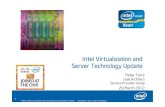 Intel Virtualization Intel Virtualization Virtualization andand Server ...€¦ · virtualisation overhead VT-x = Intel® Virtualization Technology for IA-32, Intel® 64 and Intel®
