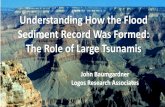 Understanding How the Flood Sediment Record Was Formed ... › ... › Baumgardner_Tsunamis.pdf · Tsunamis are generated in subduction zones where most of the time the overriding