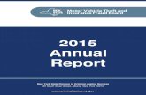 2015 Annual Report - NY DCJS · 2015 Annual Report New York State Division of Criminal Justice Services 80 South Swan Street, Albany, New York 12210 . 2 New York State Motor Vehicle