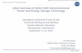 2013 Overview of NASA GRC Electrochemical Power and Energy Storage ...€¦ · 2014 Overview of NASA GRC Electrochemical Power and Energy Storage Technology Interagency Advanced Power