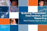 Bullying Prevention, Intervention, and Reportingconstitute bullying and harassment. •Differentiate between bullying and conflict. •Understand how BCPS addresses bullying and harassment.