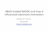 BD2K-funded MOOC and how it influenced classroom instruction … · 2016-12-19 · – Data analysis for Life Sciences ... Jeff Chuang has a second BD2K grant to the Jackson Lab that