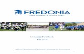 University Fact Book Fall 2018 - Home | Fredonia.edu · the Glossaries of State University of New York Institutional Research (SUNY IR) and the Integrated Postsecondary Education