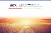 The pathway to BBA Certification › uploads › files › documents › Application… · BBA certification is highly valued because it provides assurance to your clients, specifiers