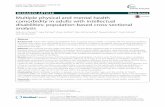 Multiple physical and mental health comorbidity in adults with … · 2018-03-04 · RESEARCH ARTICLE Open Access Multiple physical and mental health comorbidity in adults with intellectual