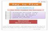 Foundation Tier Session 3 - Prospect School€¦ · Web viewKey to Five •Finding missing sides •Volume in terms of π •Volume of 3D shapes •Converting units •Area of circle