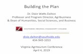 Dr. Dixie Watts Dalton & Dean of Humanities, Social ... › content › dam › ext_vt_edu › topics...2019/04/10  · Building the Plan Dr. Dixie Watts Dalton Professor and Program