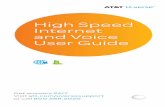 High Speed Internet and Voice User Guide › media › att › 2012 › support › pdf › hsia... · 2015-10-16 · Accessibility support • Alternate formats now available in