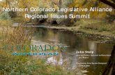 Northern Colorado Legislative Alliance Regional …John Stulp Special Policy Advisor to Governor for Water Chairman Interbasin Compact Committee Northern Colorado Legislative Alliance