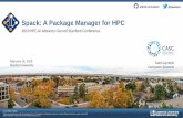 Spack: A Package Manager for HPC › events › 2019 › stanford-workshop › p… · alquimia gmp ncview py-fypp r-clustergeneration r-xvector alsa-lib gmsh ndiff py-gdbgui r-clusterprofiler