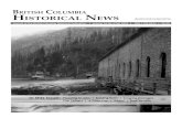 RITISH COLUMBIA HISTORICAL NEWS - UBC …S13 - C19 - RR1, Galiano Island, B. C. V0N 1P0 Gray Creek Historical Society ˚˚˚˚˚˚˚˚˚ ˚Box 4, Gray Creek, B.C. V0B 1S0 Gulf Islands