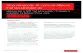 Stop Advanced Automated Attacks that Go Undetected › wp-content › ... · 2017-04-15 · staying ahead of the rapid advances that criminals are steadily making in their hacking