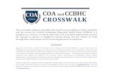 COA and CCBHC CROSSWALK - National Council...CROSSWALK COA and CCBHC This crosswalk compares and aligns the Council on Accreditation’s (COA) standards and the criteria for Certified
