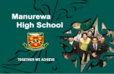 Manurewa High School€¦ · It is with much pride that I have the opportunity to introduce you to Manurewa High School. We are one of the largest multicultural schools in New Zealand,