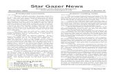 Star Gazer Newsdelmarvastargazers.org/newsletter/nov05/novnews.pdf · Star Gazer News Newsletter of the Delmarva Stargazers ... our resources with DAS for calendars and guide books