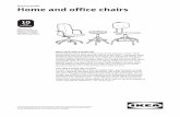 Buying guide Home and office chairs · arms and shoulders. Fits JÄRVFJÄLLET swivel chairs. Black 803.636.24 RM120 White 004.294.31 RM120 HATTEFJÄLL swivel chair. Seat W50×D40