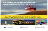 FERMA Risk Management...FERMA Risk Management Benchmarking Survey 2012 6 th Edition Keys to Understanding the Diversity of Risk Management in a Riskier World In partnership with Ernst