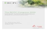 The BCPC Congress 2019...The BCPC Congress 2019 Understanding the demands and opportunities of a ... 10.00 – 10.15 Welcome and Introduction - Dr Colin Ruscoe (BCPC), (Regency Room)
