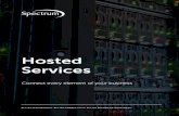Hosted Services - Manage Service Providers Hosted Services Overview Data Centre Services Cloud Services