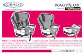 READ THIS MANUAL PD246612A - Gracodownload.gracobaby.com › ProductInstructionManuals › ... · Child’s ears are BELOW top of booster seat. If tops of ears are above top of seat