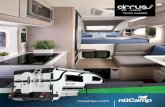 TRUCK CAMPER - nuCamp RV · thinking aesthetics. When you’re out camping, you’ll appreciate the ample storage, Alde ® Heat/Hot Water System, Froli™ Sleep System, motorized