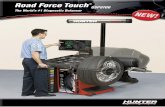 Road Force Touch - GSP9700 - The World's #1 Diagnostic Balanceramericanautoequipment.com/.../catalog/pdf/RF-Touch.pdf · 2012-12-20 · Road Force Touch ® at a glance eCal™ ...