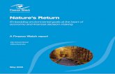 Nature’s Return - Finance Watch · Nature's Return 4 Executive summary Human activities are putting the environment under unsustainable pressure, through climate change and by degrading