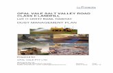 OPAL VALE SALT VALLEY ROAD CLASS II LANDFILL...Salt Valley Road Class II Landfill April 2015 Lot 11 Chitty Road, Toodyay Revision - Final IW Projects Pty Ltd iwatkins@iwprojects.com.au