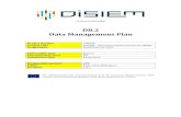 D8.2 Data Management Plan - DiSIEM Projectdisiem-project.eu/wp-content/uploads/2017/03/D8.2.pdf · security, as well as data management and preservation aspects. As a participating