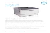 The Dell 2230d laser printer · 2012-05-21 · High quality at high speed With up to 1200 x 1200 dpi true print resolution, the Dell 2230d produces razor-sharp printouts for both