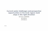 Current water challenges and prospective opportunities in ... · Opportunities •Technologies are moving fast and getting cheaper •The global development agenda: SDGs, NDCs, DRR