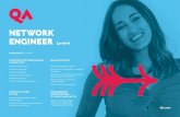 NETWORK ENGINEER - QA · 2019-09-04 · Our Network Engineer Level 4 apprenticeship develops technical knowledge and real world skills in the most popular IT technologies. The learner