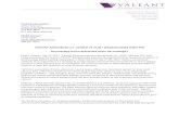 VALEANT ANNOUNCES U.S. LAUNCH OF SILIQ™ (BRODALUMAB) … · “The launch of SILIQ is a fitting demonstration of our dermatologic innovation and strong commitment to physicians