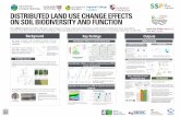DISTRIBUTED LAND USE CHANGE EFFECTS ON SOIL … · QR code DISTRIBUTED LAND USE CHANGE EFFECTS ON SOIL BIODIVERSITY AND FUNCTION Taxonomic indicators Background H. Key findings Outputs
