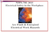 Arc Flash & Energized Electrical Work Hazards · The Facts of Arc Flash Each year more than 2000 people are admitted to burn centers with severe Arc Flash burns. 10 Arc Flash incidents