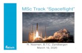 MSc Track “Spaceflight” · • Rockets, re-entry systems and GNC ... ae4313 spacecraft attitude dynamics & control 3 ae4313P spacecraft attitude dynamics & control ex. 1 ae4499