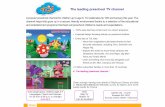 The leading preschool TV channel Non-Stop Entertainment ... · Kids The leading preschool TV channel Non-Stop Entertainment for Kids Edutainment for the whole family A TV channel