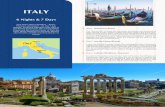 Credai Italy Tour 6Nights › ... › tours_pdfs › Italy-7-days.pdf · medieval city as you walk through its cobbled streets, flanked by 16th century palazzi, rustic trattorias