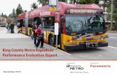 King County Metro RapidRide Performance Evaluation Reportmetro.kingcounty.gov/am/reports/2014/rapidride... · Source: King County Metro RapidRide A Line Customer Satisfaction Survey
