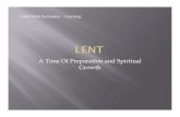 A Time Of Preparation and Spiritual Growth · Growth Adult Faith Formation - Learning ... spiritual practices of prayer, fasting and almsgiving, we deepen our relationship with Christ