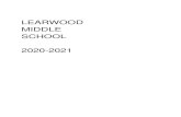 LEARWOOD MIDDLE SCHOOL 2020-2021 · Avon Lake, OH 44012 Office: (44) 933-8142 Attendance(440)930--8295 Dr. Vishtasp Nuggud—Principal Mr. Michael N. Okuma—Assistant Principal Principal
