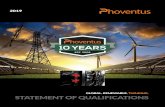 STATEMENT OF QUALIFICATIONS - Phoventusphoventus.com/wp-content/...SOQBrochure_V09.pdf · MICROGRID SOLUTIONS REMOTE MINING / ISLAND GRIDS 12 Prefeasibility and Design Engineering